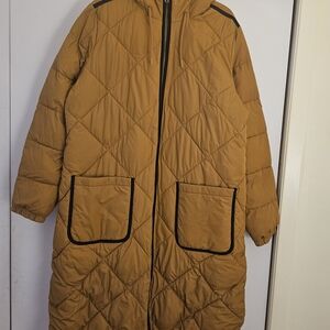 Lands' End Brown Puffer Jacket
